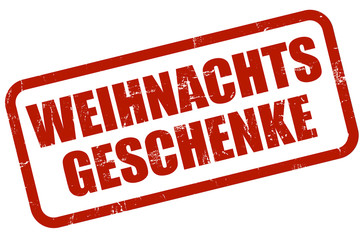 Grunge Stempel rot WEIHNACHTSGESCHENKE