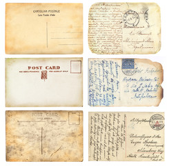 Old postcards set