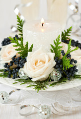 Christmas table decoration