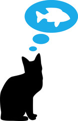 Katze und Fisch icon