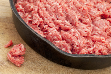 raw ground bison (buffalo)  meat © MarekPhotoDesign.com