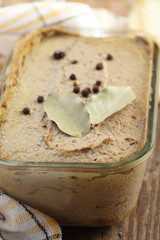 Homemade liver pate