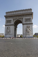 Arc de Triomphe, place de l'Etoile à Paris