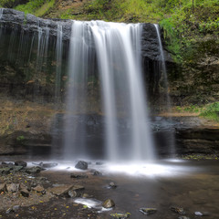 Forest Waterfall, HDR