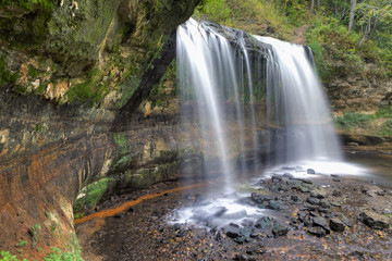 Forest Waterfall, HDR