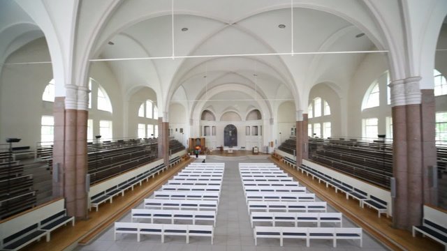 Interior German Saint Peters church