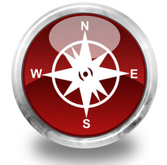 Compass glossy icon © castelberry