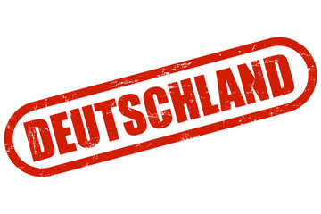 Grunge Stempel rot DEUTSCHLAND