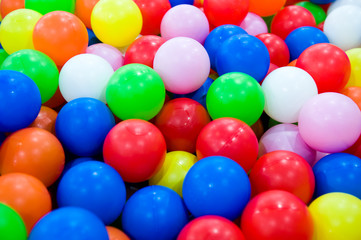 colorful plastic balls