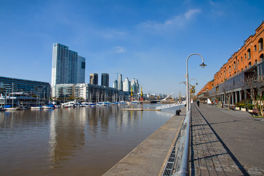 Puerto Madero in Buenos Aires, Argentina