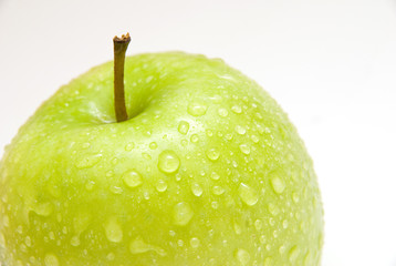Apple on White Background