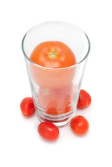 Tomatoes in a glass