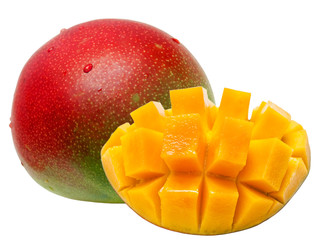 Mango isolated on white background