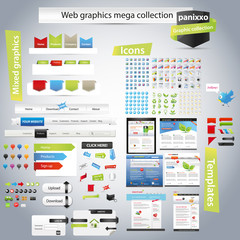 Web graphics mega collection - Panixxo series