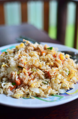 Fried rice with seafood