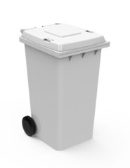 Die weiße Mülltonne