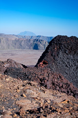Piton de Neiges vu depuis le piton de la Fournaise