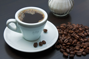 cup of black coffee