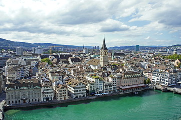 ZÜRICH ( Schweiz ) - Stadtpanorama