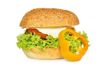 Big vegetarian sandwich