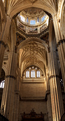 Fototapeta premium Inside of the Cathedral of Salamanca