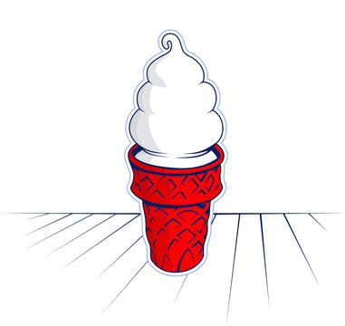 recommend clip art: cone sweet vanilla ice cream