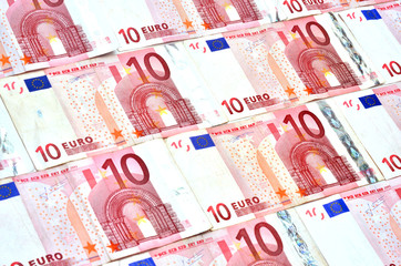 Obraz premium Billetes de 10€