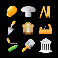 Icons for construction