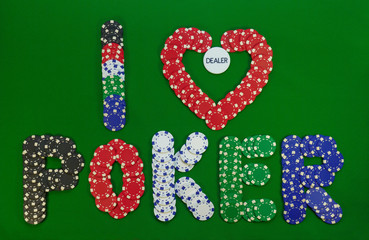 creative chips, I love poker