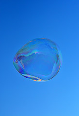 Big flying bubble