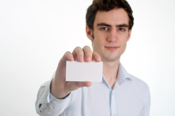 showing ID card
