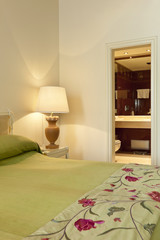 interior luxury apartment, comfortable bedroom