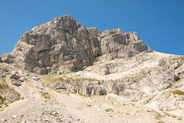 Mountain peak Bobotov kuk