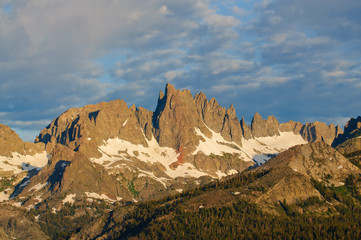 closeup view of the Minarets
