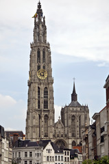 Naklejka na ściany i meble Dzwonnica, Antwerp