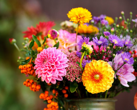 Herbst Blumenstrau&szlig;