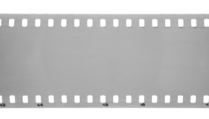 Fototapeta premium Old film isolated on white background