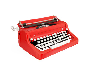 Vintage typing machine.