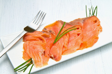 smoked salmon