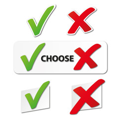 ok and denied buttons