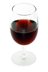 glass of red wine