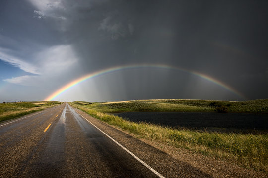 Prairie Road Storm Clouds © pictureguy32