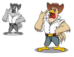 Power rooster © Vector Tradition