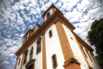 Fototapeta na wymiar Historic Catholic Church in Brazil - Minas Gerais - Sabara