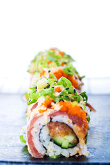 Spicy tuna sushi roll