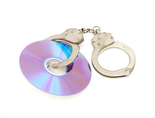 Cd with handcuffs