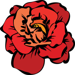 sketch of rose © Vadim Hnidash