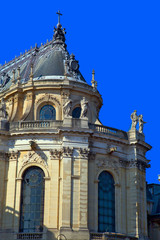 Fototapeta premium france, ile de france, versailles : parc du chateau, chapelle