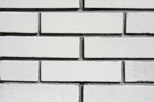 White bricks closeup.