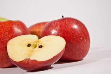 sliced apple